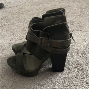 BCDG army green heels